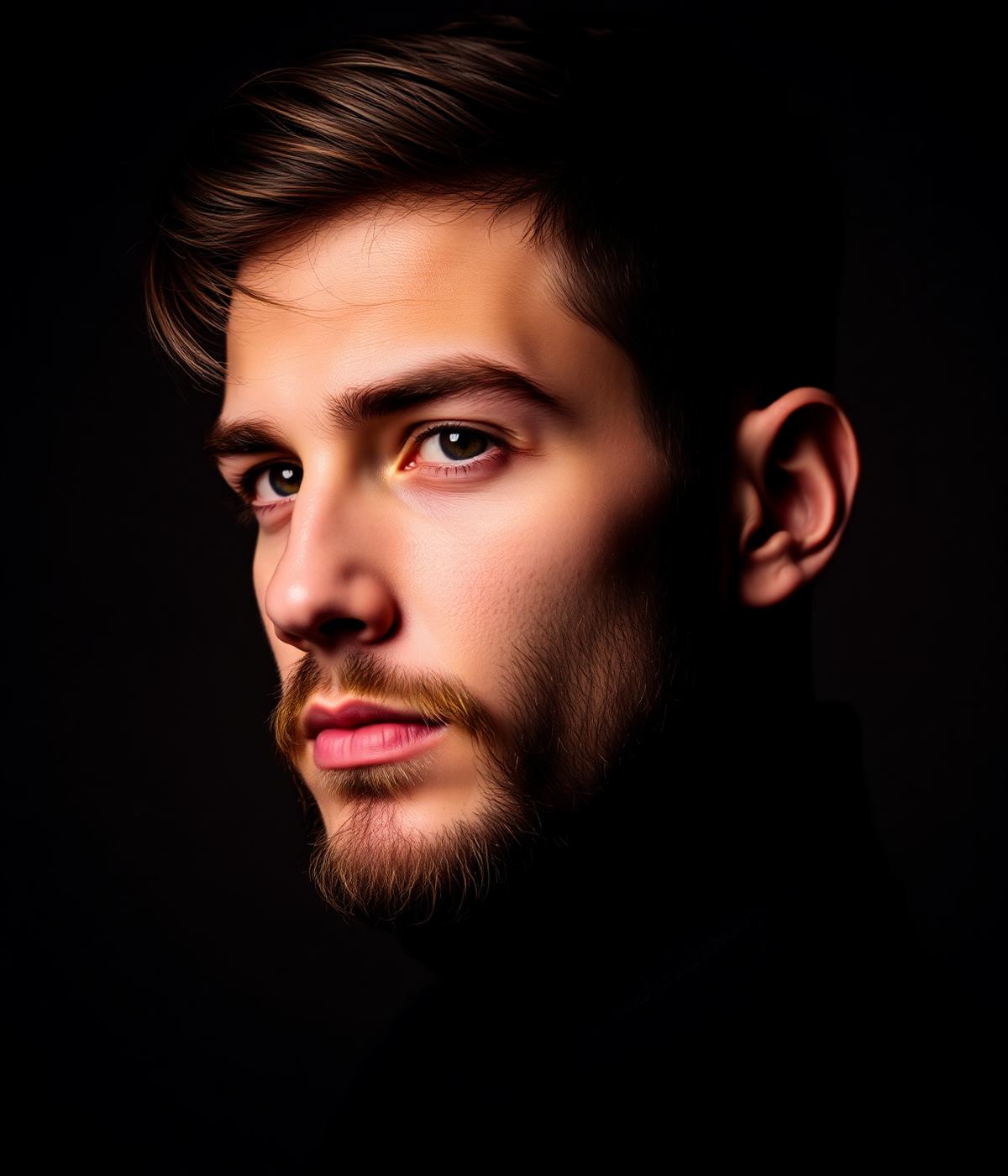 Sharp fade and beard work